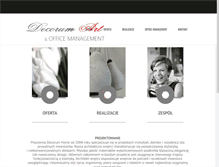 Tablet Screenshot of decorumhome.pl